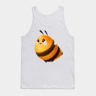 Cute Bee Drawing Tank Top